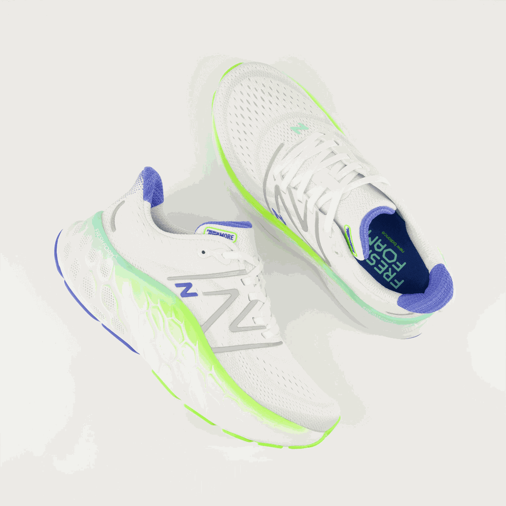 Boty New Balance Fresh Foam More v4 WMORWT4 – bílé