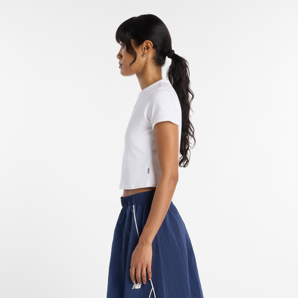 Dámské tričko New Balance WT61Y33QWT – bílé