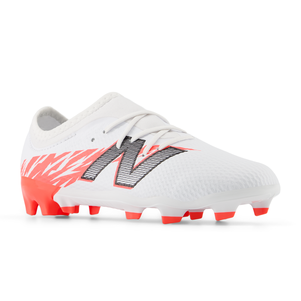 Dětské kopačky New Balance FURON TEAM JNR FG V8 SJF3FIB8 – bílé