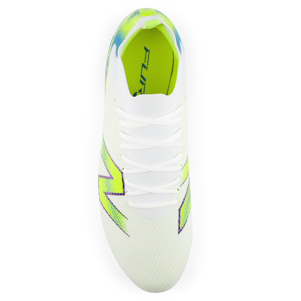 Pánské kopačky New Balance FURON TEAM FG V8 UF3F51W – bílé