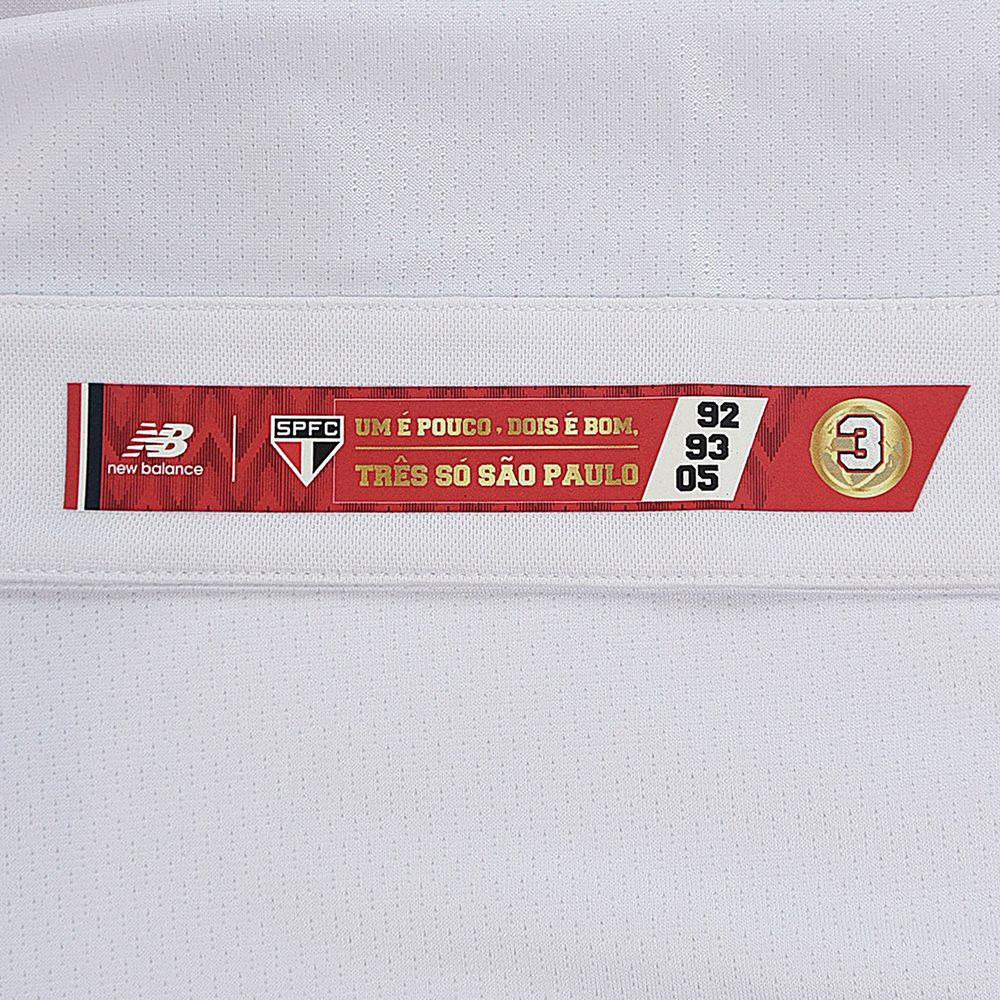 Pánské tričko New Balance Sao Paulo FC MT831835AWY – červené