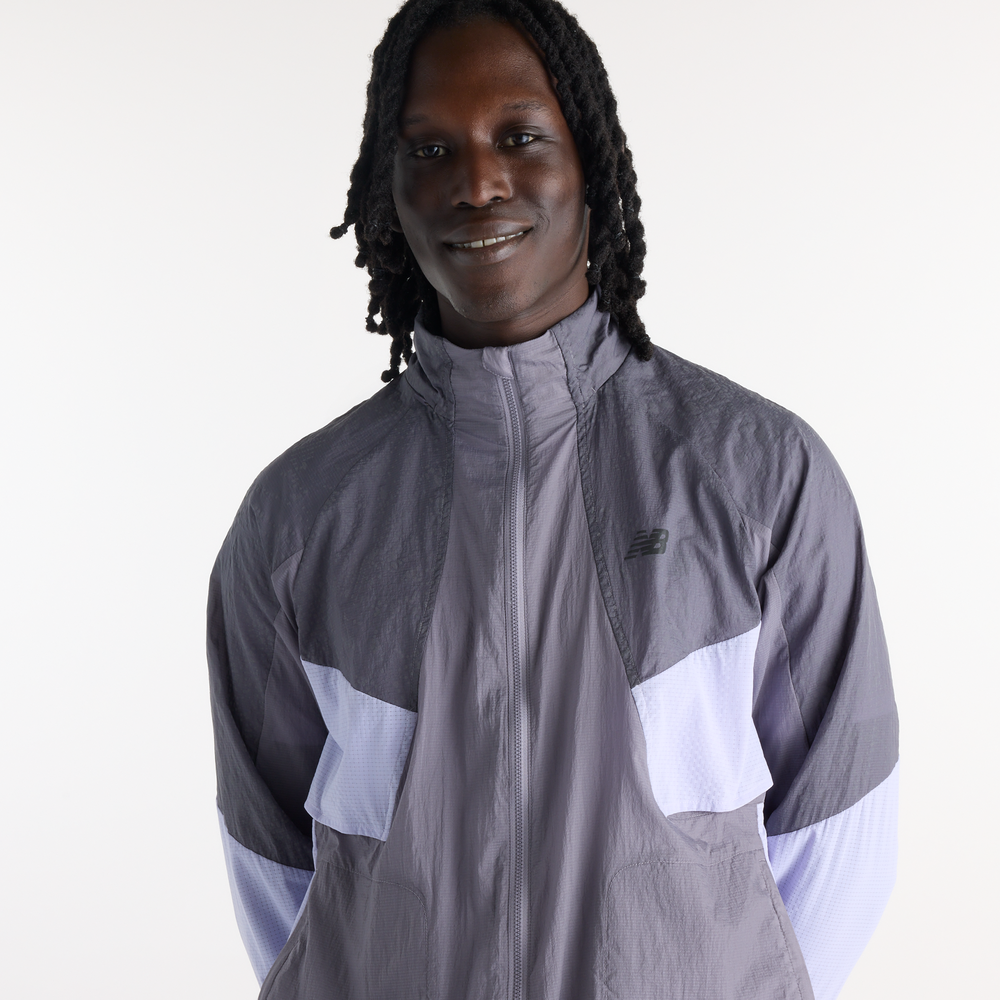 Pánská bunda New Balance Reflective RC – šedé