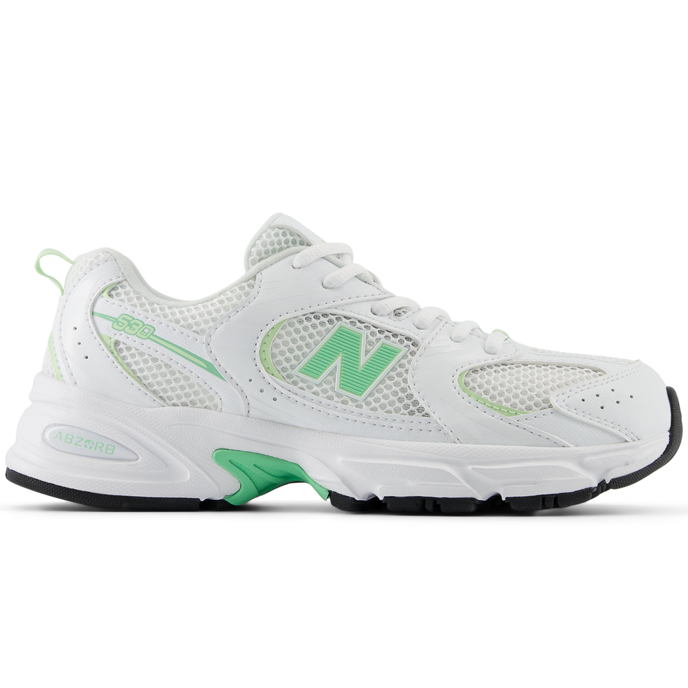Dětské boty New Balance GR530SM – bílé