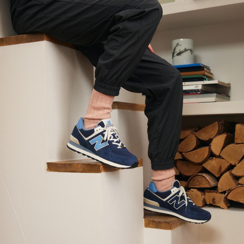 Boty unisex New Balance U574EZ2 – tmavomodrá