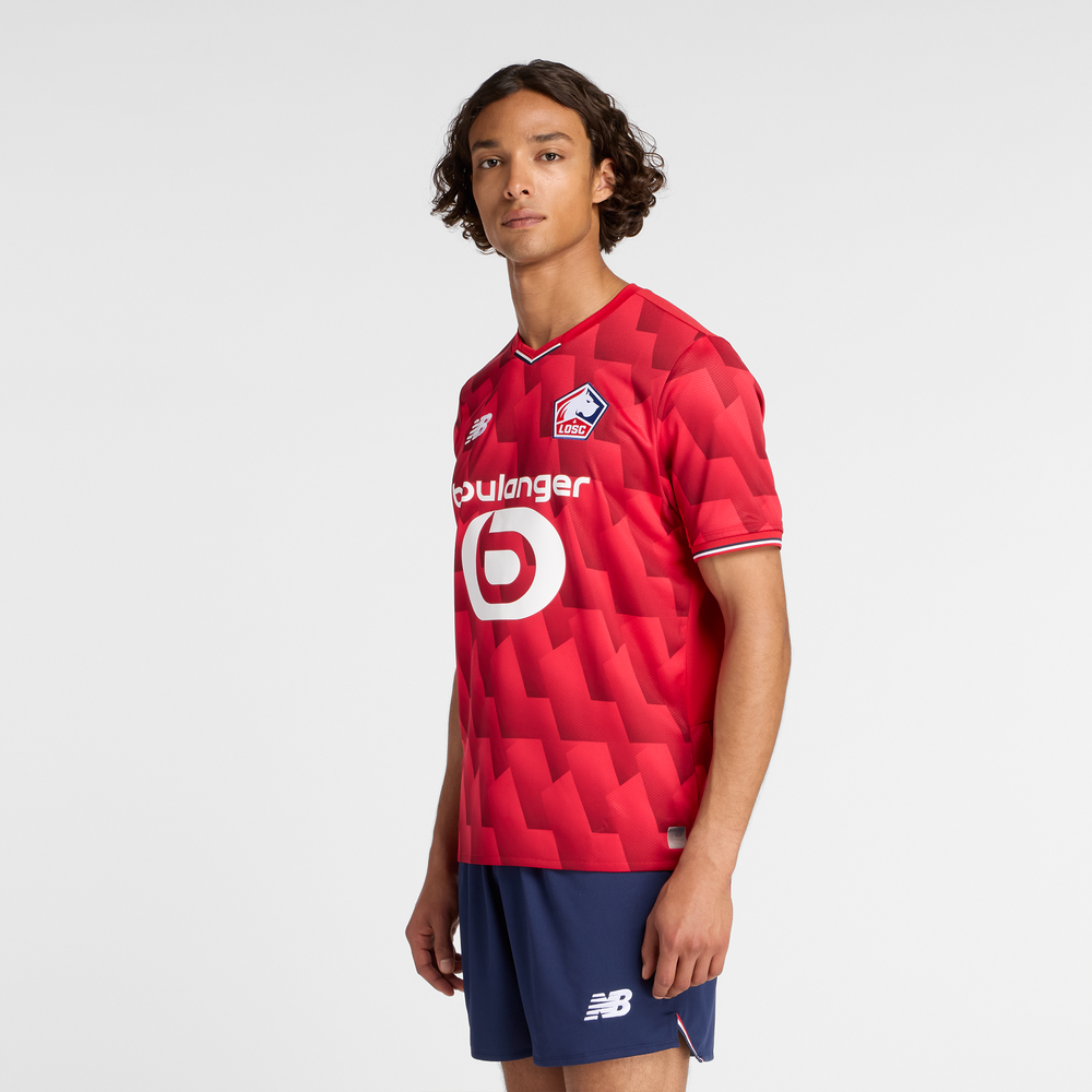 Pánské tričko New Balance LOSC Lille MT230454HME – červené