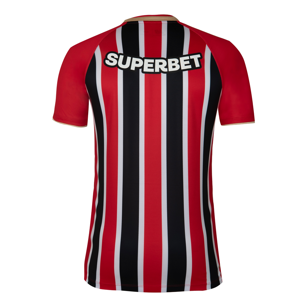 Pánské tričko New Balance Sao Paulo FC MT831835AWY – červené