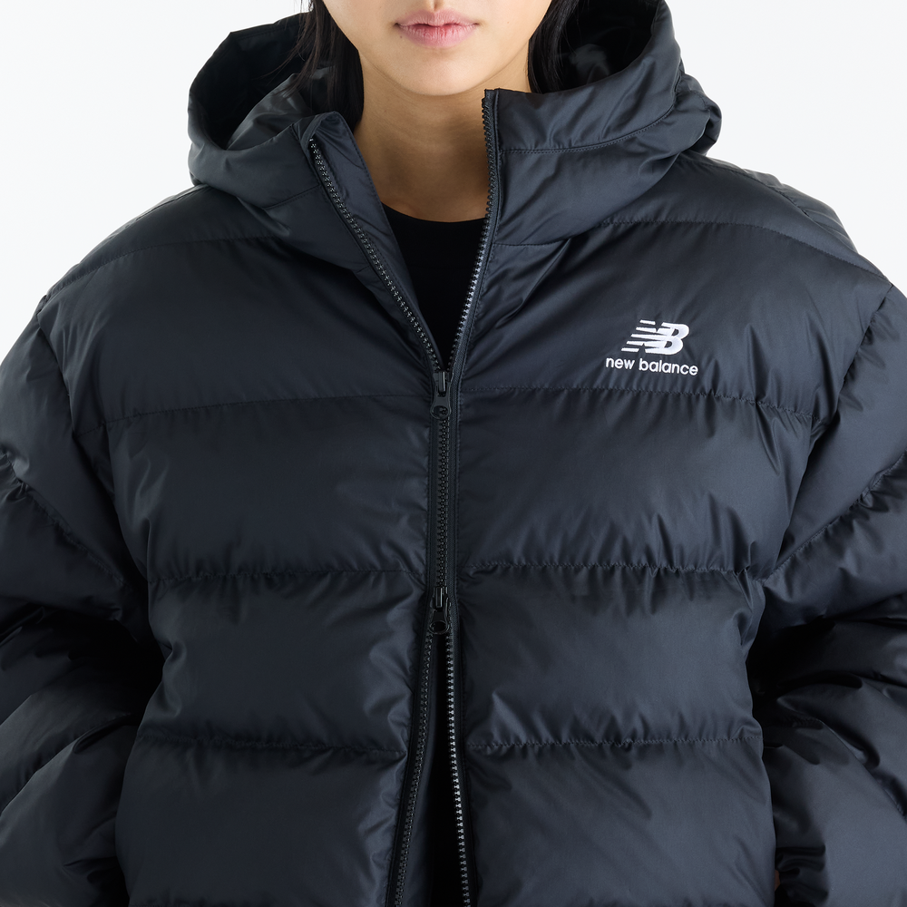 Dámská bunda New Balance Boston Puffer – černé