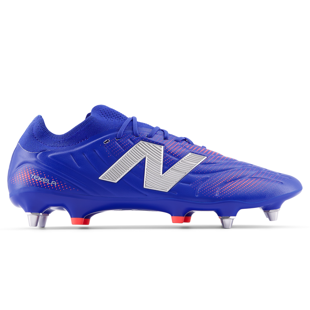 Pánské kopačky New Balance TEKELA PRO SG V5 ST2SLMP5 – modré