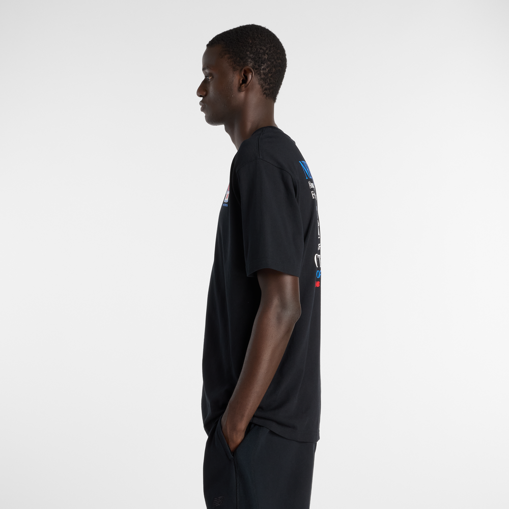 Pánské tričko New Balance MT61Y1F6BK – černé