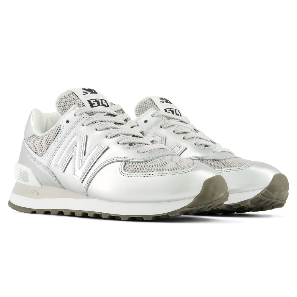Dámské boty New Balance W574428 – stříbrný