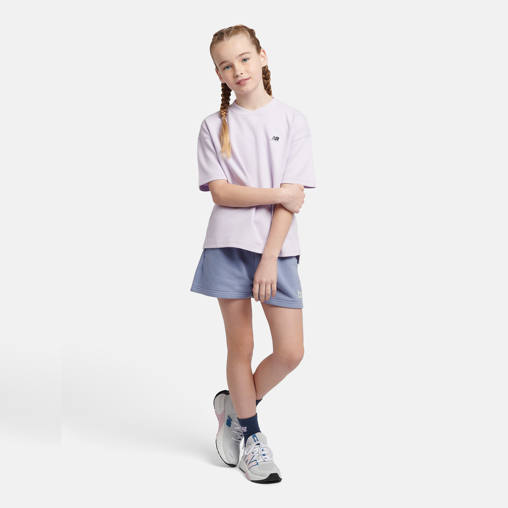 Dětské tričko New Balance LAKG0135RIG – fialové