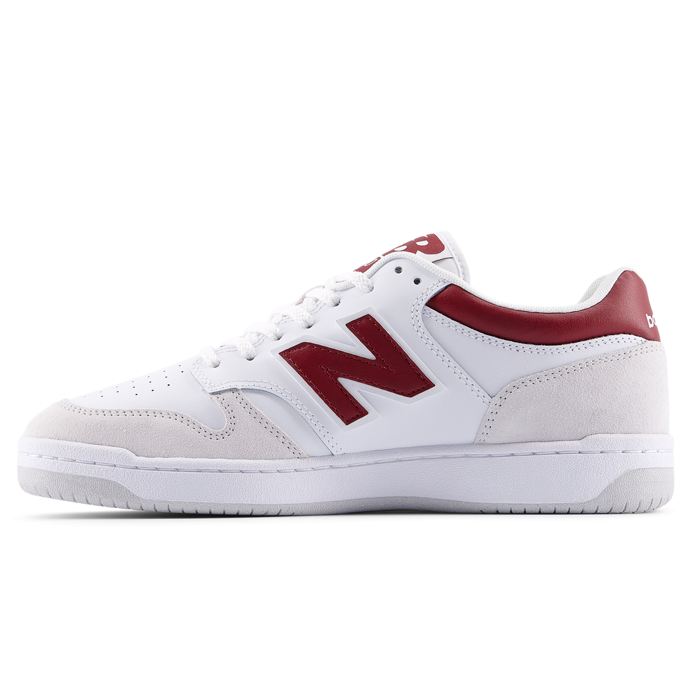 Unisex boty New Balance BB480LIR – bílé
