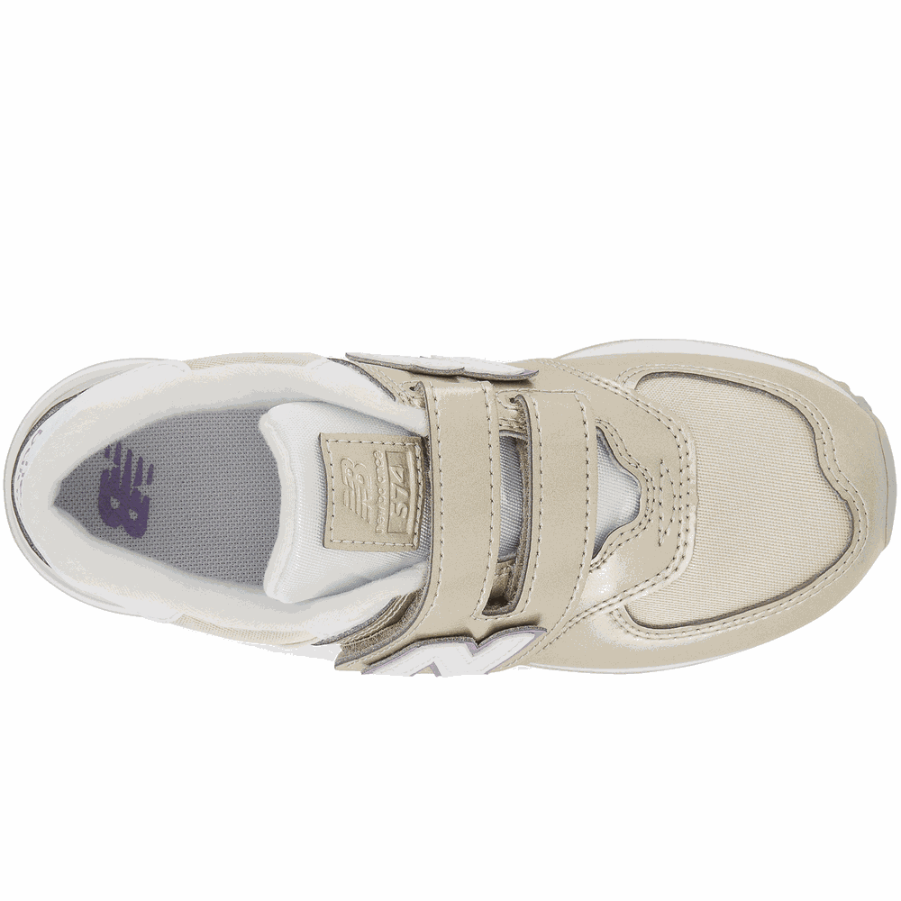 Dětské boty New Balance PV574LK1 – zlato