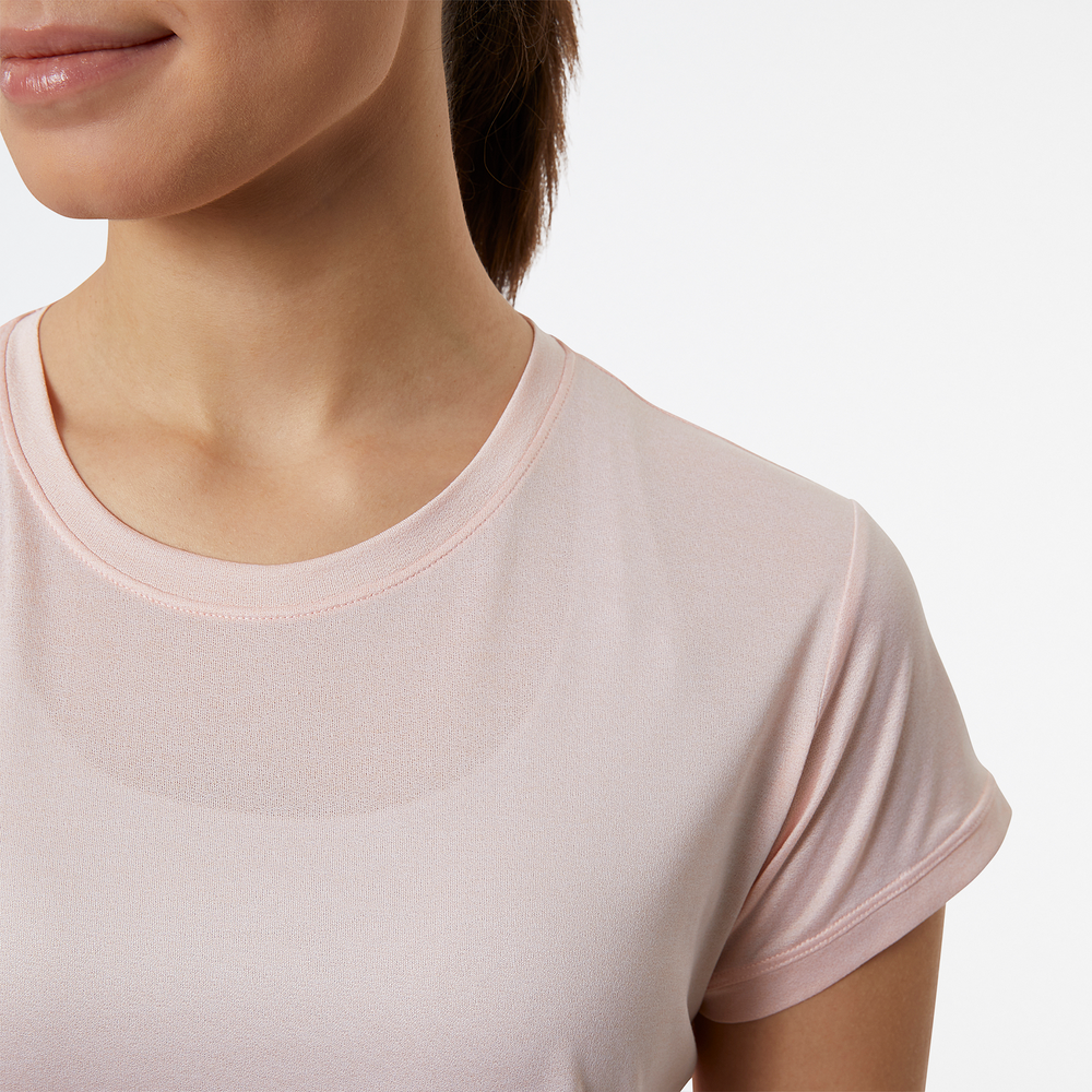 Dámské tričko New Balance WT11452PH3 – růžové