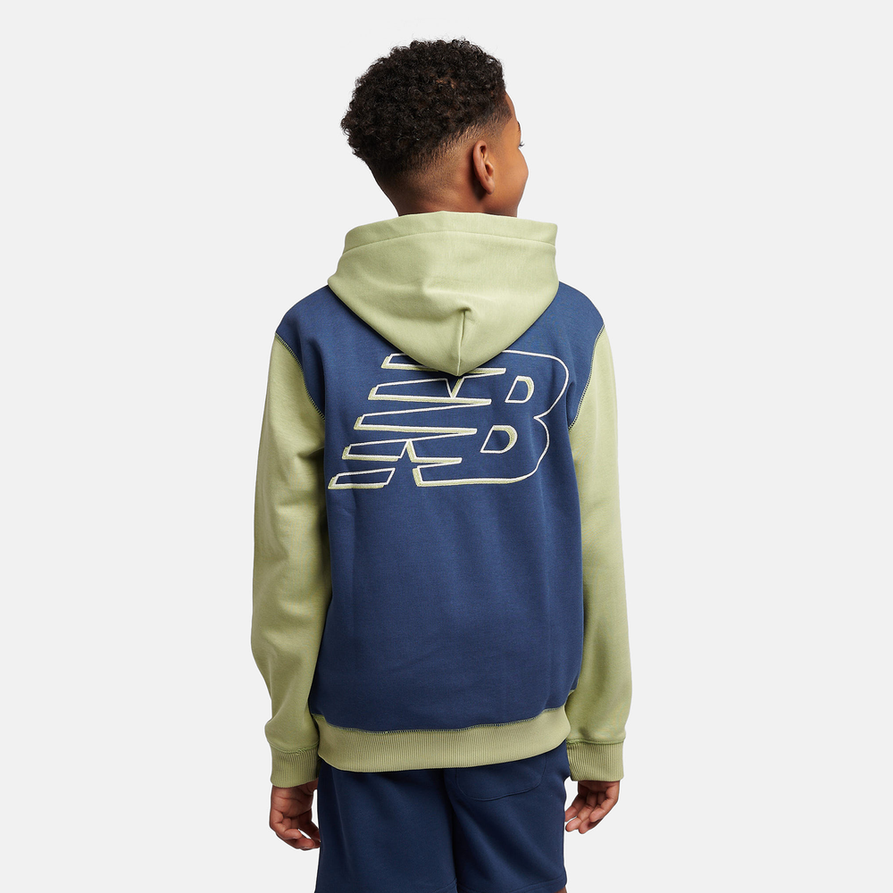 Dětská mikina New Balance LAKB0192EEN – zelené