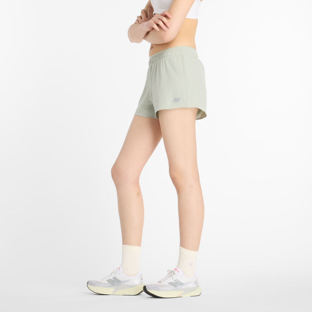 Dámské šortky New Balance WS41286GAS – zelené