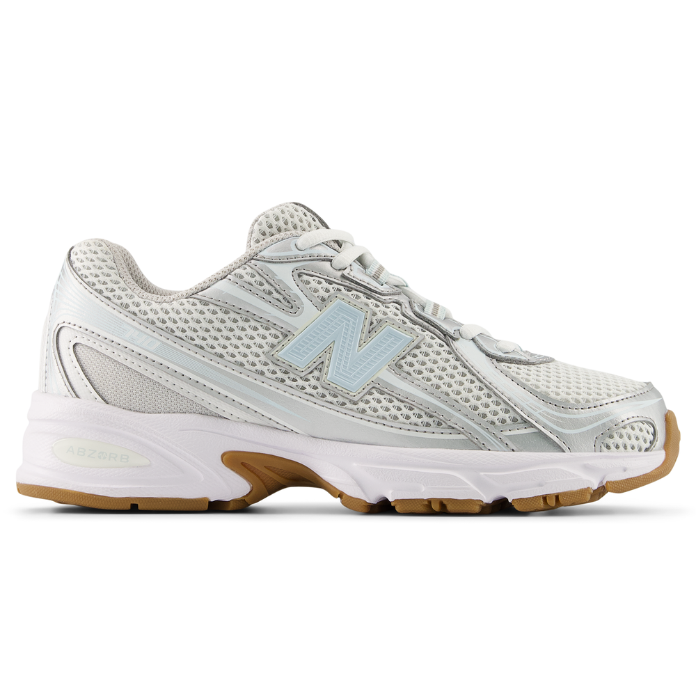 Dětské boty New Balance GR740AA – stříbrný