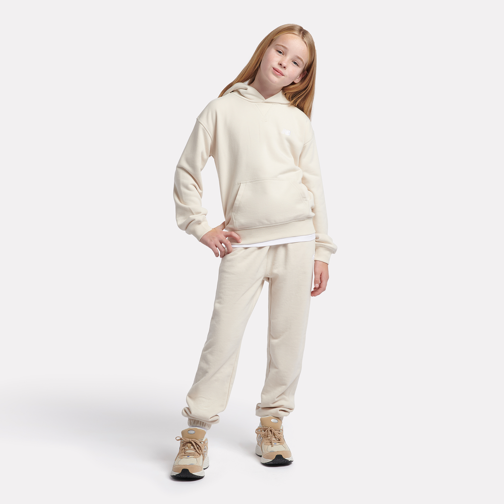 Dětská mikina New Balance LAKG0056LIN – béžové