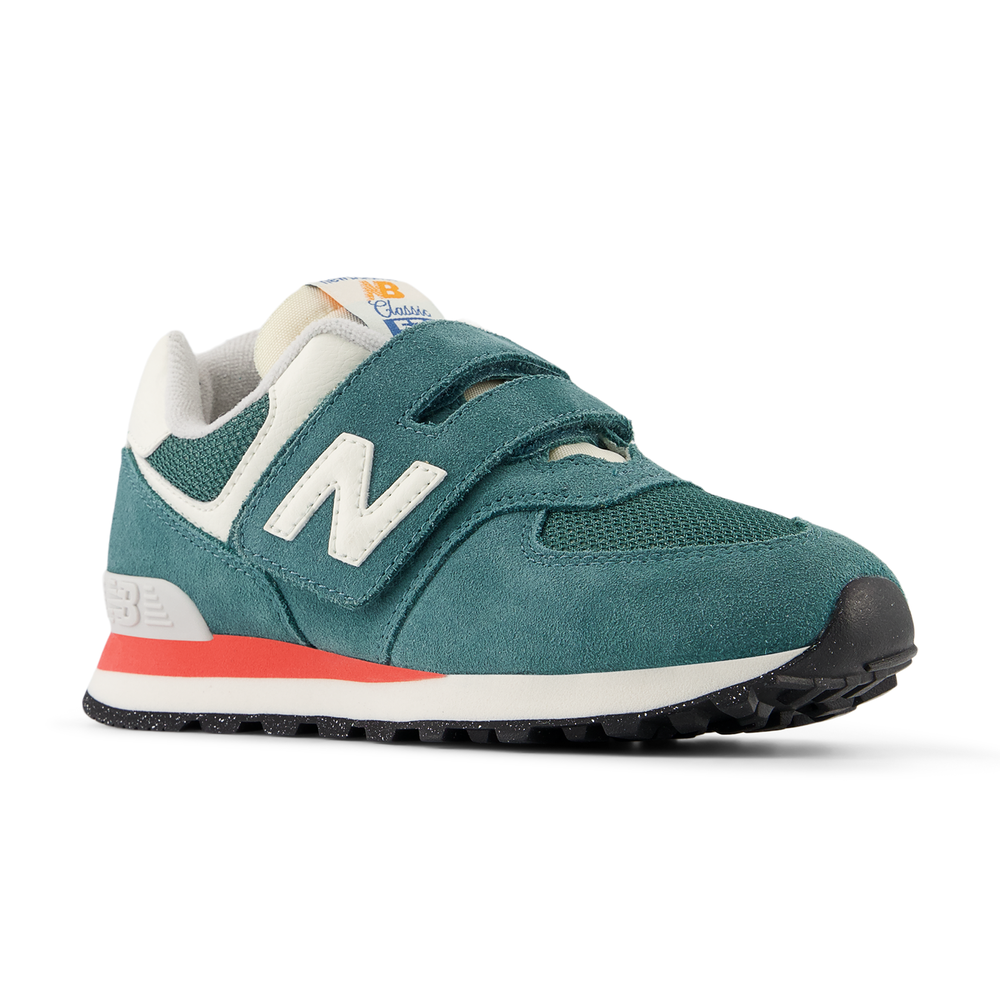 Dětské boty New Balance PV574VPG – zelené