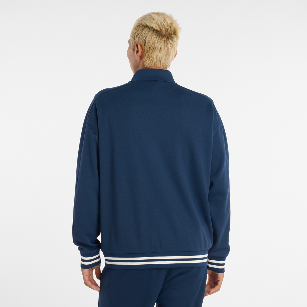 Pánská mikina New Balance MJ53502NNY – tmavomodrá