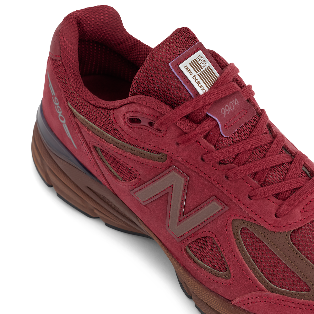 Unisex boty New Balance U990BR4 – bordó