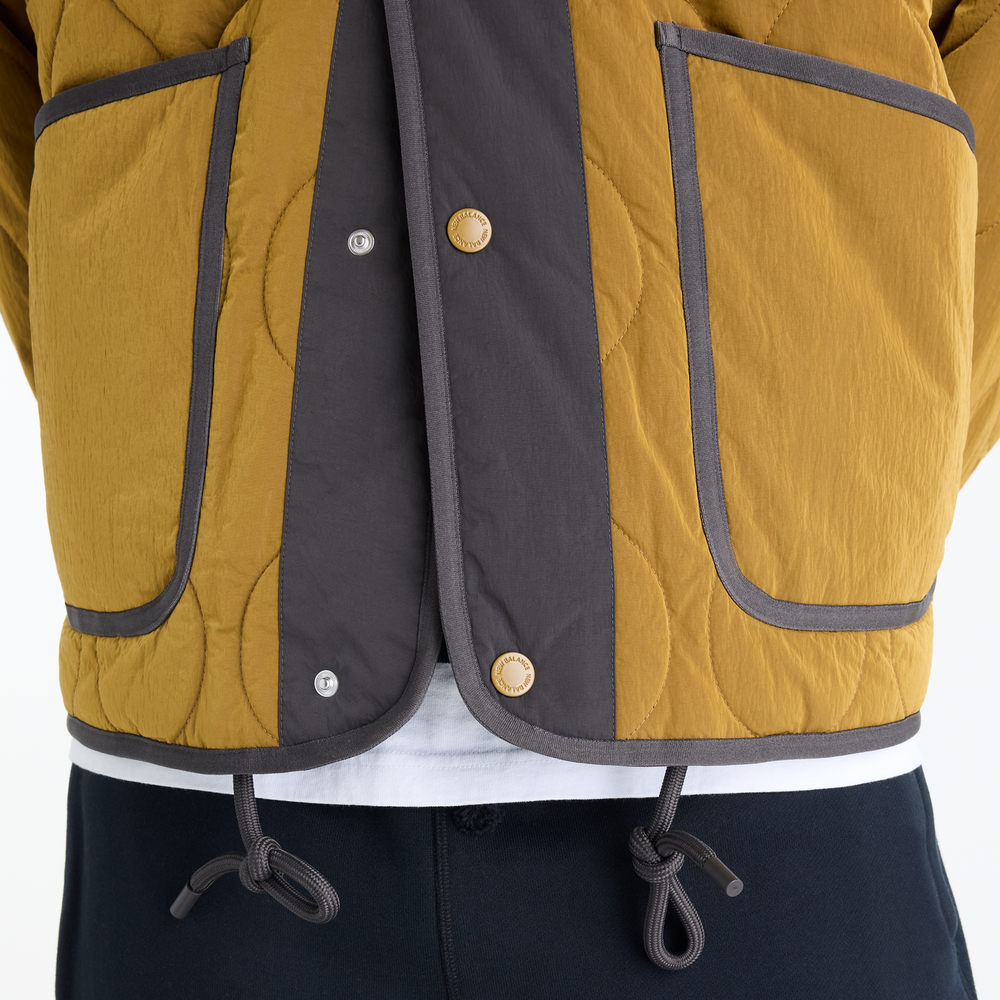 Pánská bunda New Balance Quilted Bomber – žluté