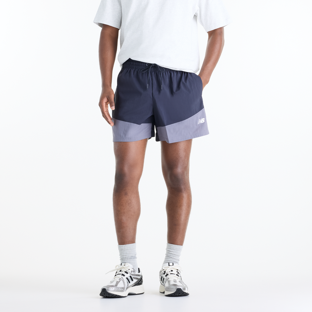 Pánské šortky New Balance MB6176MRAA9 – fialové