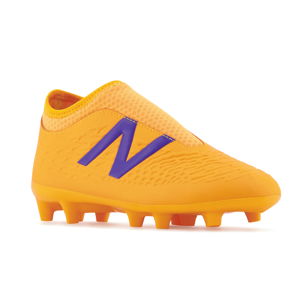Kopačky New Balance TEKELA V3+ JNR MAGIQUE FG JST3FD35 – oranžová
