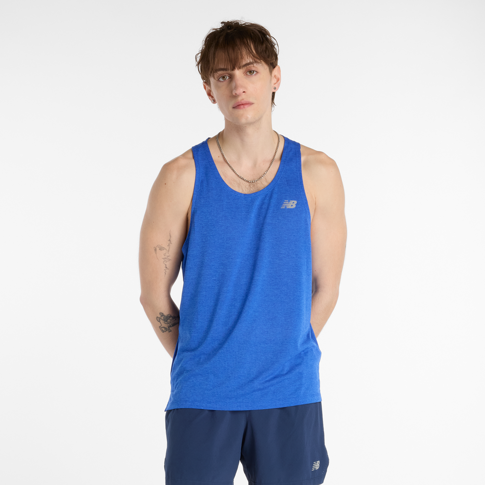 Pánské tričko New Balance MT41250BEA – modré