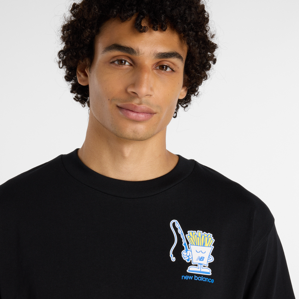 Pánské tričko New Balance MT61I5BMBK – černé