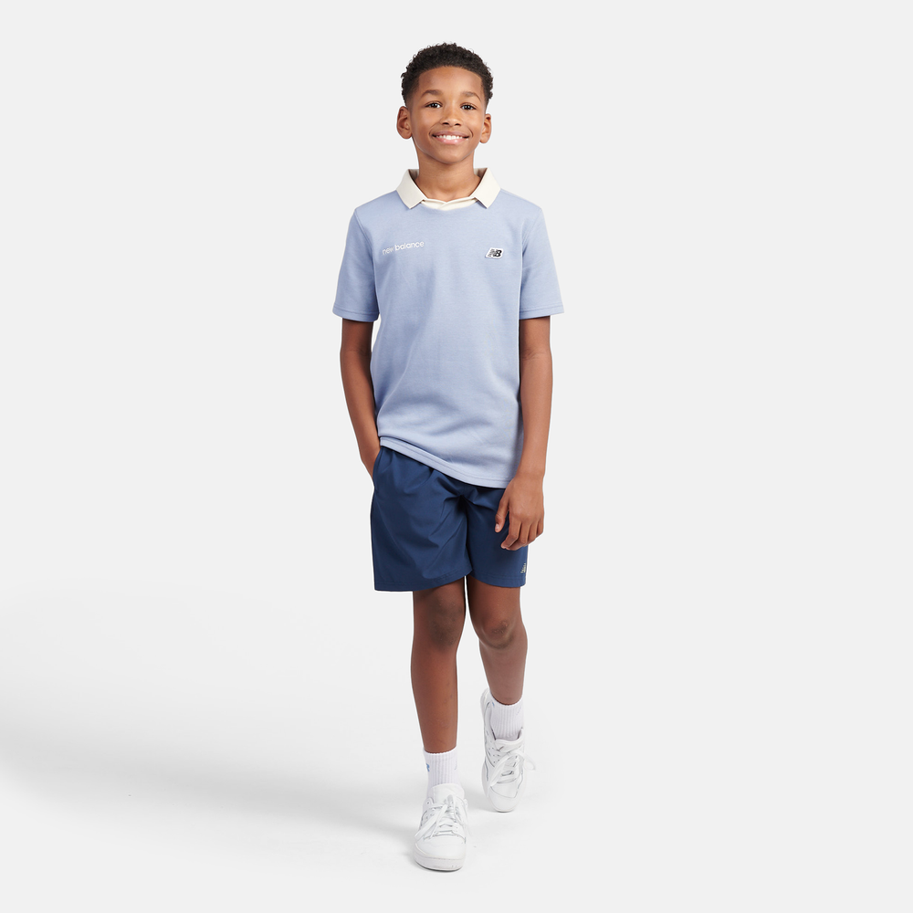 Dětské tričko New Balance LAKB0195DUS – modré