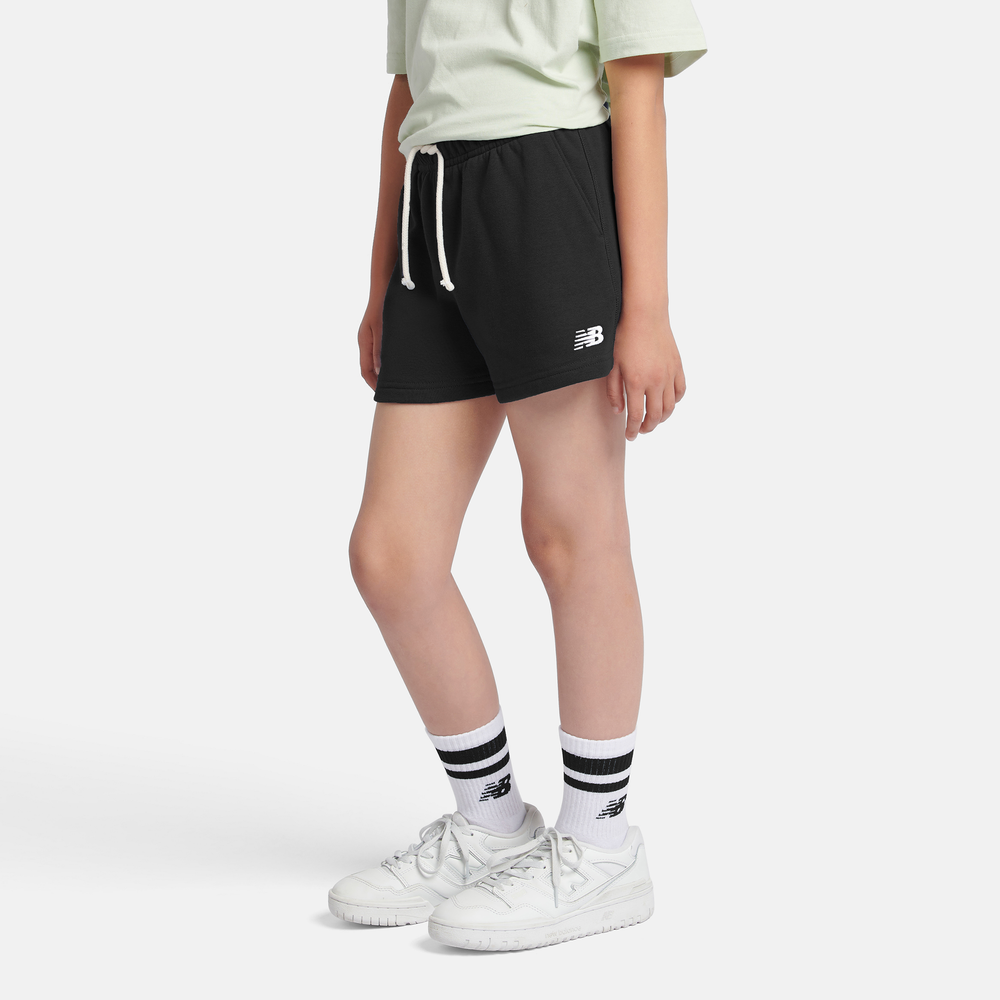 Dětské šortky New Balance LAKG0006BK – černé