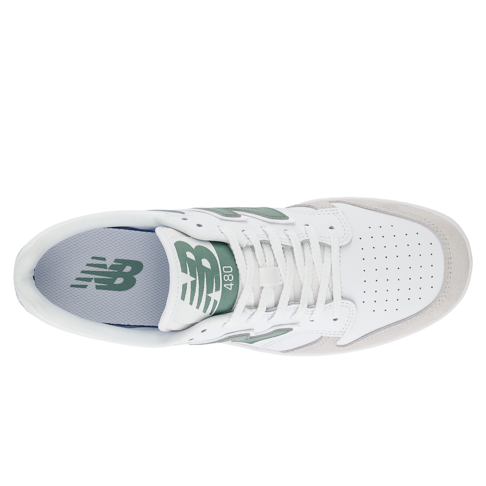 Unisex boty New Balance BB480LYG – bílé