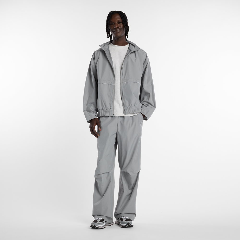 Pánská bunda New Balance MJO5BXYST – šedé