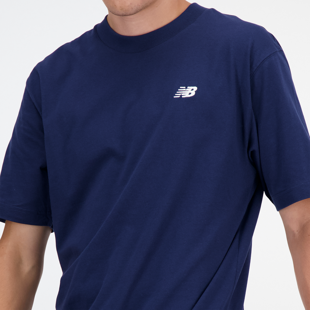 Pánské tričko New Balance MT41509NNY – tmavomodrá