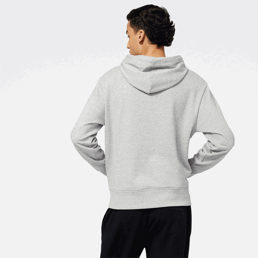 Pánská mikina New Balance MT23900AG – šedé