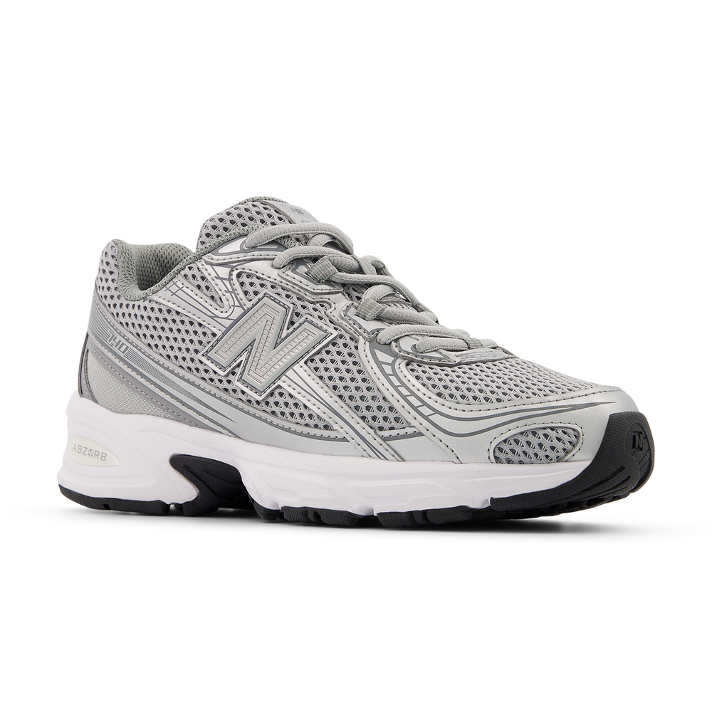 Dětské boty New Balance GR740SG – šedé