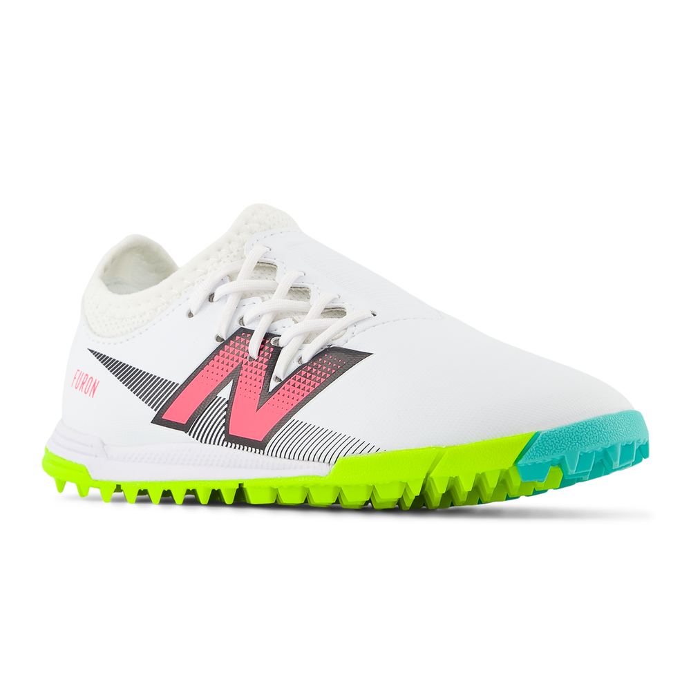 Dětské turfy New Balance FURON DISPATCH JNR TF V7+ SJF3TH75 – bílé