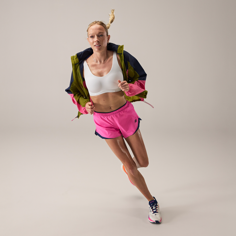 Dámské šortky New Balance WB61J868AAB – růžové