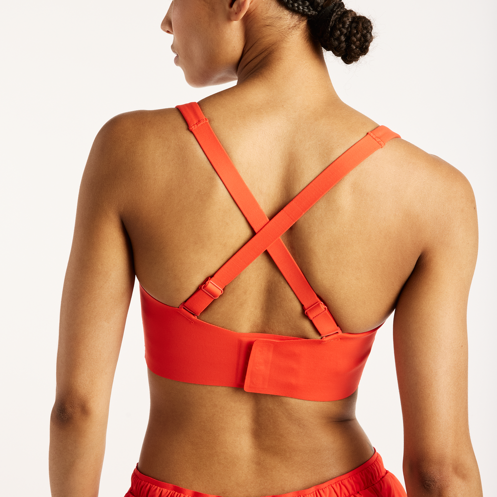 Sportovní podprsenka New Balance RC – oranžová