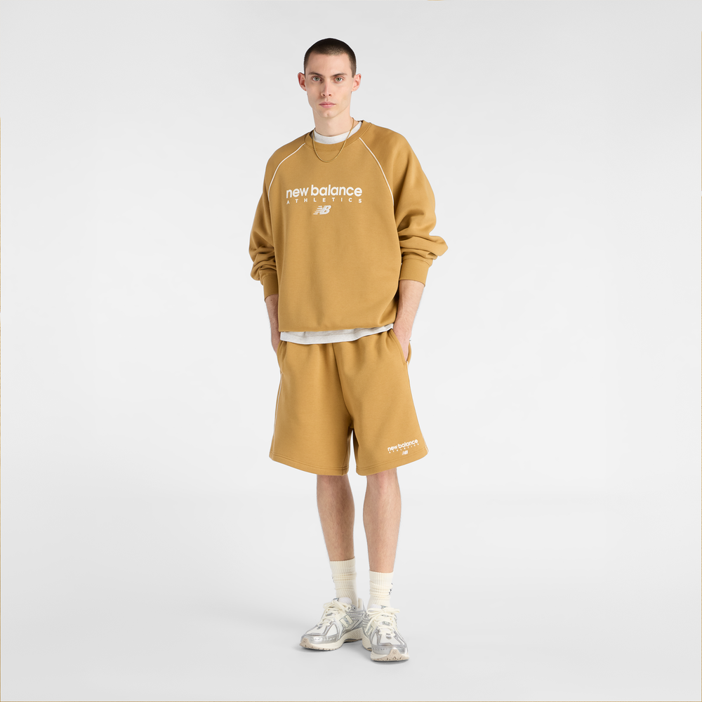 Pánská mikina New Balance MT61U4JOABG – oranžová