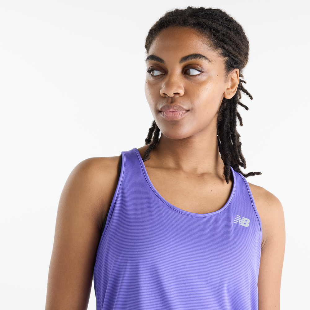 Dámské tričko New Balance WT41220EPU – fialové