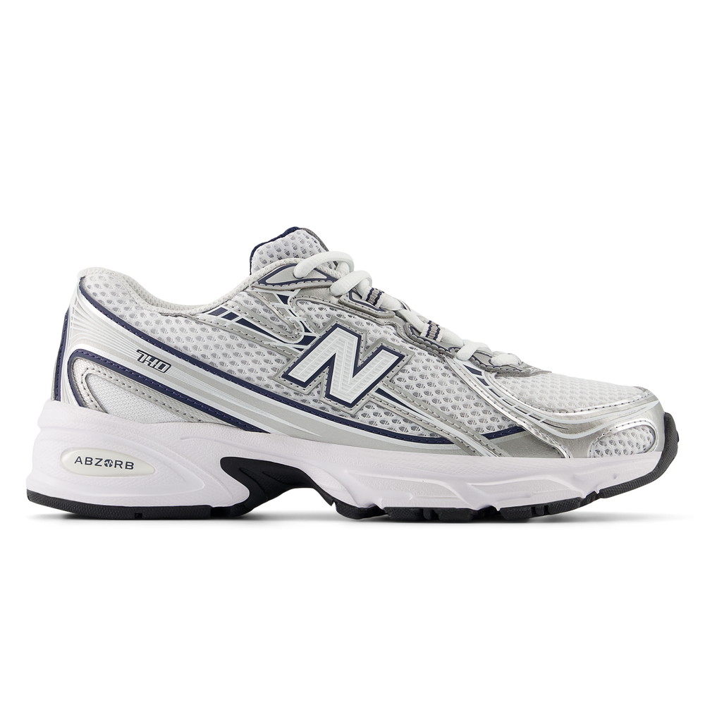 Dětské boty New Balance GR740WN – bílé
