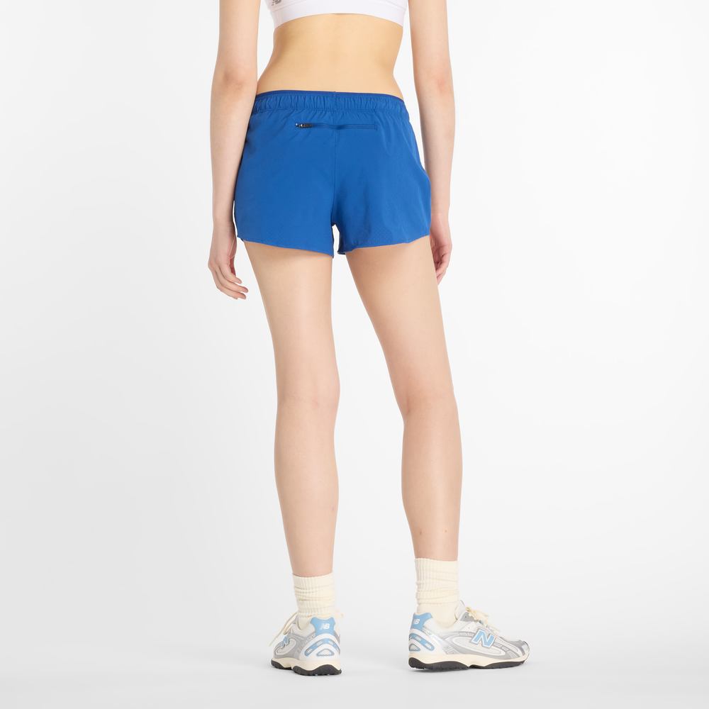 Dámské šortky New Balance WS41286GAB – modré
