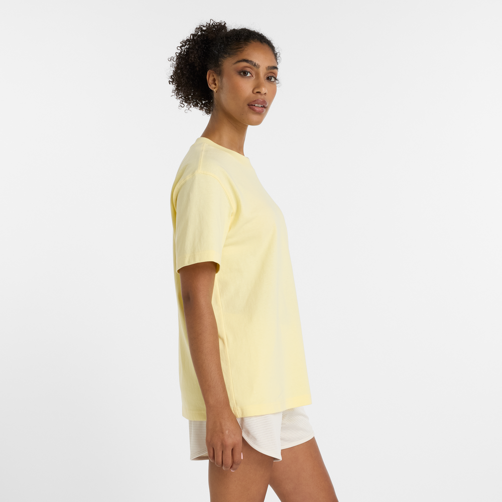 Dámské tričko New Balance WT41501PRC – žluté