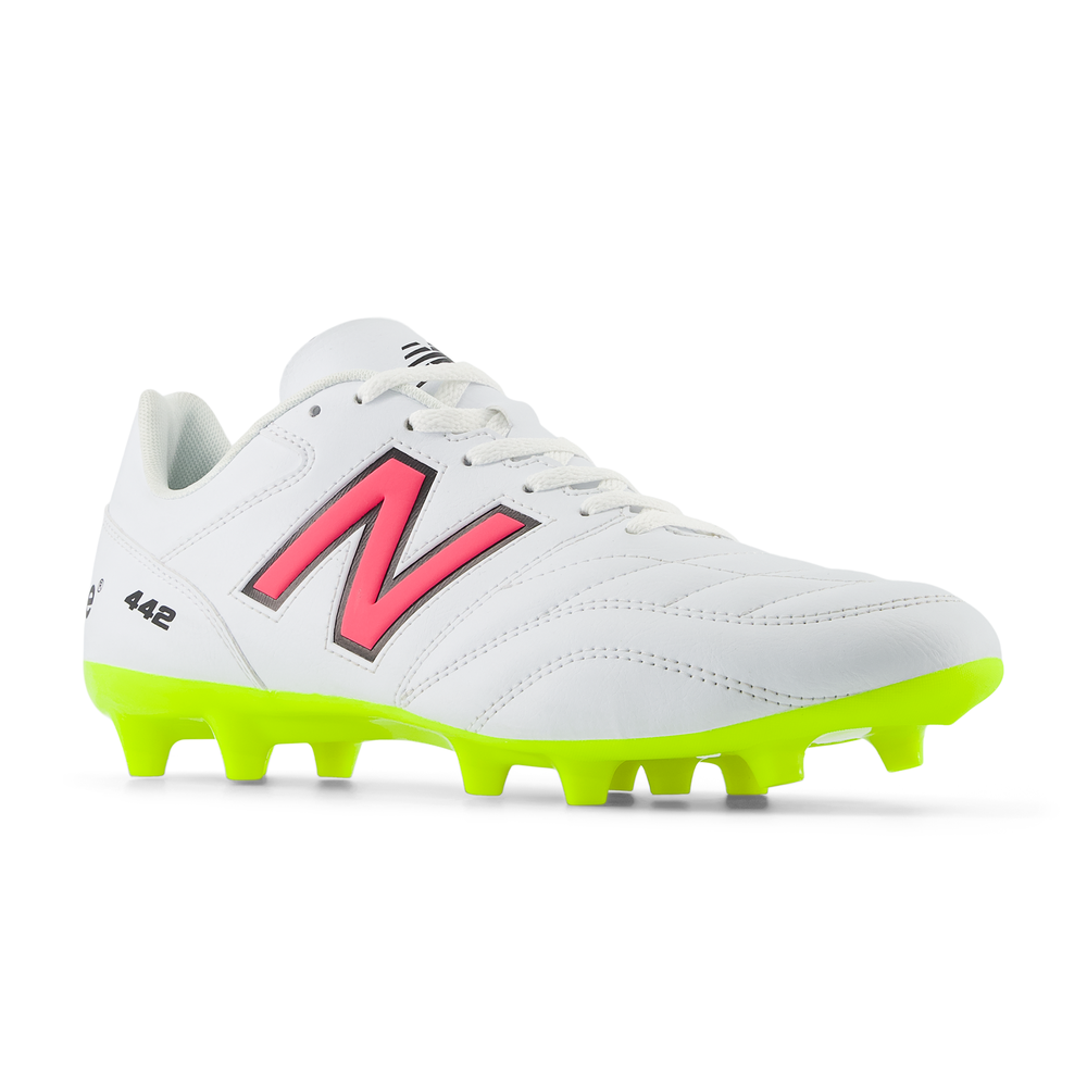 Pánské kopačky New Balance 442 ACADEMY FG V2 MS43FWH2 – bílé