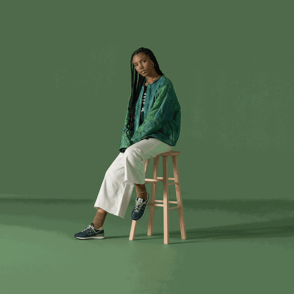 Dámské boty New Balance WL574EVN – tmavomodrá