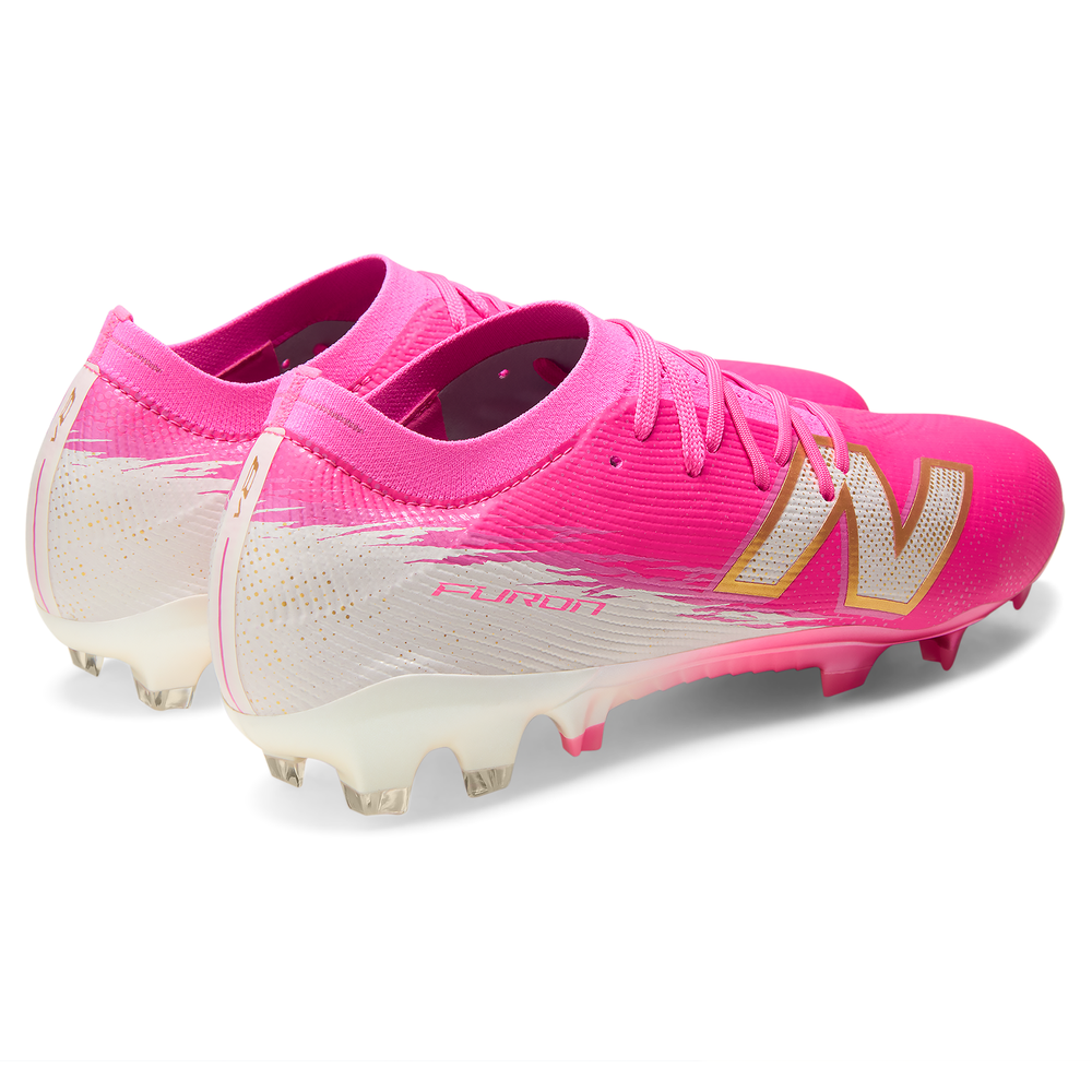 Pánské kopačky New Balance FURON ELITE FG V8 UF1F6O4 – růžové