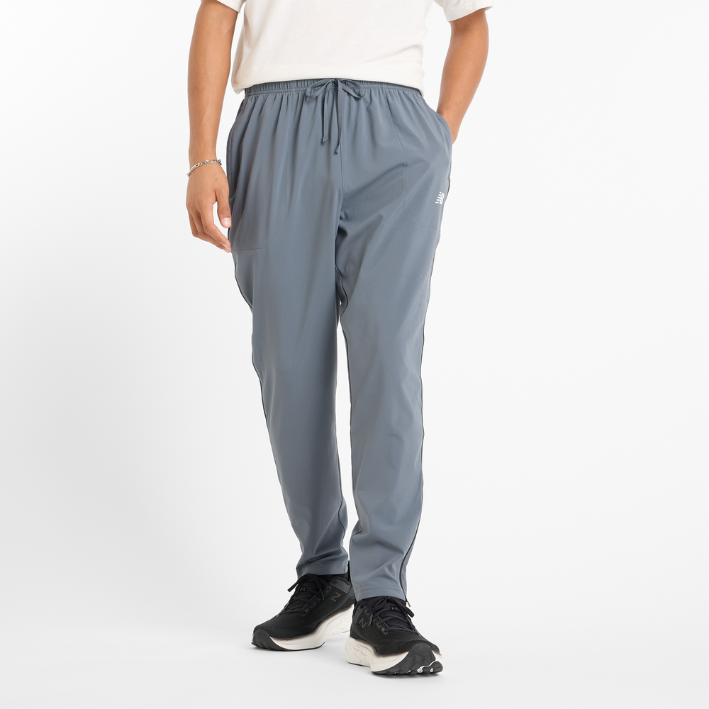 Pánské kalhoty New Balance MP51904GT – šedé