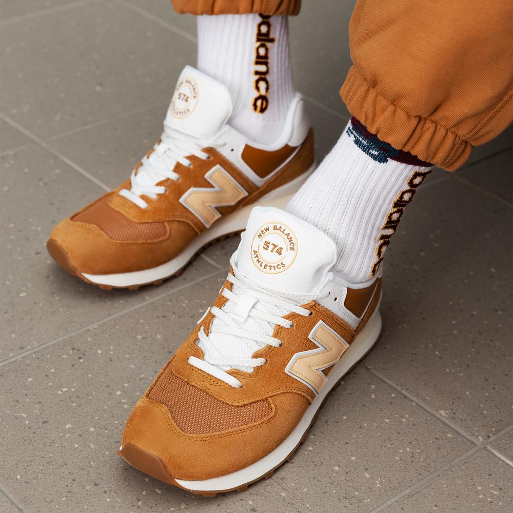 Boty unisex New Balance U574OB2 – hnědý